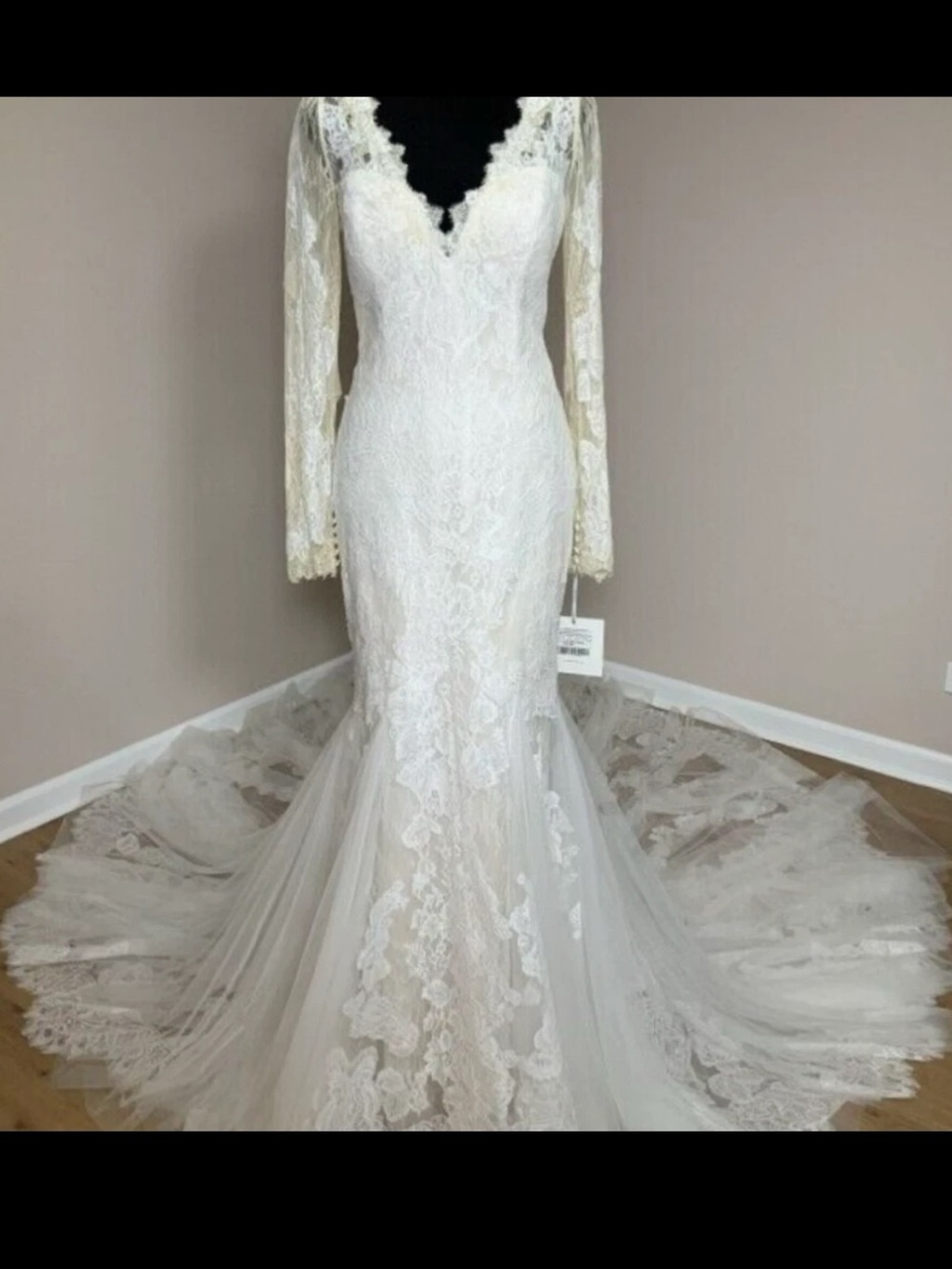 Pronovias Otilde Long Sleeve Wedding Dress